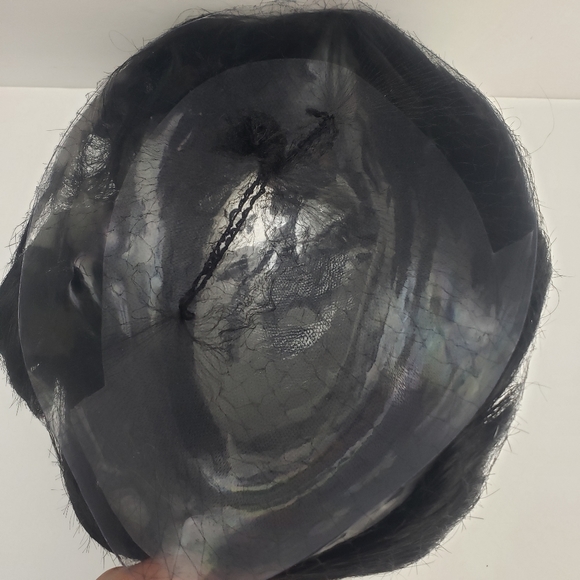 New Men's Toupee, V-Loop, Human Hair - Jet Black - Men's Wig, Hair Piece - Picture 9 of 10